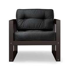 Кресло AS Алекс 80x73x65 венге/черный