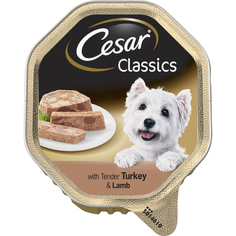 Корм для собак Cesar Classics со вкусом индейки и ягненка 150 г
