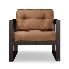 Кресло AS Алекс 80x73x65 венге/коричневый
