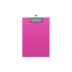 Планшет с зажимом Erich Krause Neon, А5, розовый