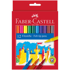 Фломастеры смываемые Faber-castell 12 цветов