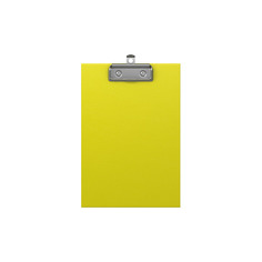 Планшет с зажимом Erich Krause Neon, А5, желтый