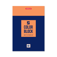 Блокнот на клею ErichKrause Color Block, А5, 60 листов, клетка