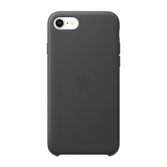 Чехол для смартфона Apple iPhone SE 2020 Leather Case, чёрный