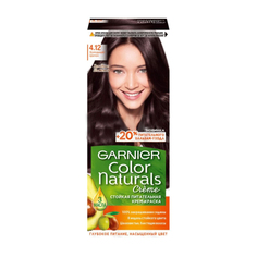 Стойкая крем-краска Garnier Color Naturals с 3 маслами 4.12 Холодный Шатен (C6411600)