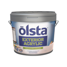 Краска Olsta Exterior Acrylic фасадная База А 2,7 л