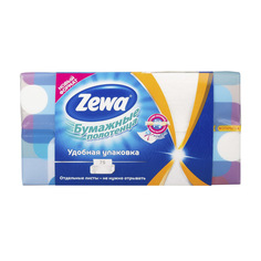 Полотенца бумажные Zewa Wish&Weg Удобная упаковка двухслойные 75 шт