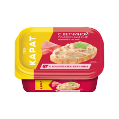 Сыр плавленый Карат с ветчиной 45% 400 г Карат.