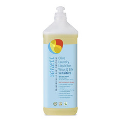Oрганическое жидкое средство Sonett Sensitive для стирки изделий из шерсти и шелка на основе оливкового масла 1 л