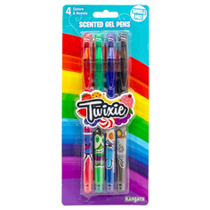Ручки гелевые ароматизированные Kangaru Twixie 4 шт
