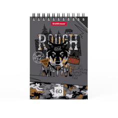 Блокнот ErichKrause Rough Native, А6, 60 листов, клетка