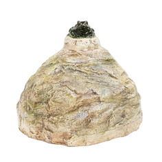 Камень Сократ на люк с лягушкой 52х67см