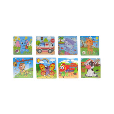 Пазлы деревянные Junfa Toys KW-802 в ассортименте