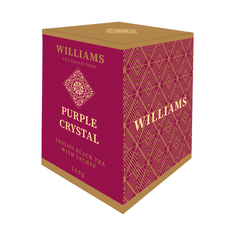 Чай Williams Purple Crystal черный с лепестками сафлора и ароматом личи 100 г
