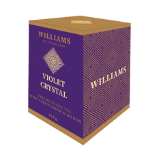 Чай Williams Violet Crystal черный с лепестками василька и кусочками манго 100 г