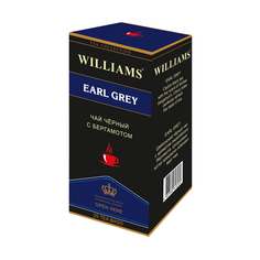 Чай Williams Earl Grey черный цейлонский с бергамотом 25 пакетиков