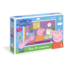 Пазл Peppa Pig. Работа Мамы Свинки 24 элемента + наклейки AST