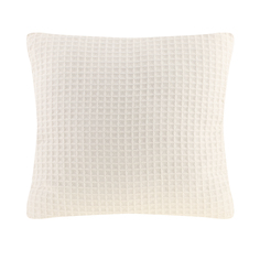 Подушка вафельная Homelines textiles solid 45х45см cream