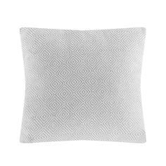 Подушка Homelines textiles diamond 45х45см light grey