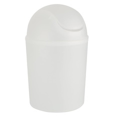 Ведро мусорное Wenko sanitary cover bin белое 20х20х32 см 4,5 л