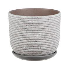 Горшок керамический Композит лоза зелено-серый бук №2 d-15