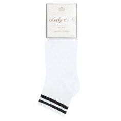 Носки мужские Lucky Socks НМГ-0131 бело-черные
