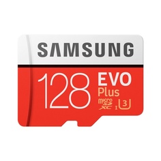 Карта памяти Samsung MicroSD 128GB Class 10 EVO Plus (MB-MC128HARU)