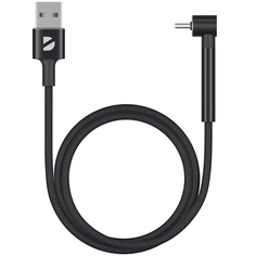 Кабель Deppa Stand USB-A-USB-C, 1 м, чёрный