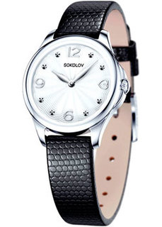 fashion наручные женские часы Sokolov 136.30.00.000.01.01.2. Коллекция Flirt