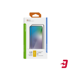 Защитное стекло с рамкой 2.5D InterStep для Realme C3 Black (IS-TG-REA0000C3-02AFB0-ELGD00)