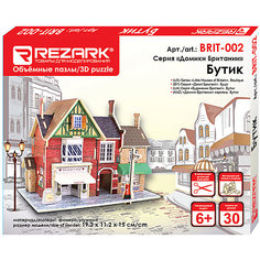 3D пазл Rezark "Домики Британии" Бутик, 30 элементов