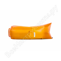 Надувной диван биван классический, цвет оранжевый bvn18-cls-orn