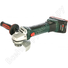 Аккумуляторная угловая шлифмашина metabo w18 ltx125 t03330