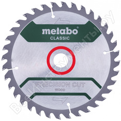 Диск пильный precision cut classic (216x30 мм; 40z; wz 5neg; блистер) metabo 628652000