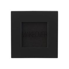 MAKEOVER PARIS, Тени для век Single Eyeshadow, Matte Black