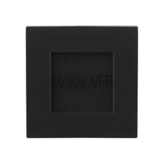 MAKEOVER PARIS, Тени для век Single Eyeshadow, Matte Black