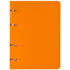 Тетрадь на кольцах А5 80 Index Colourplay, оранжевая