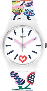 Швейцарские женские часы в коллекции Lovely Garden Женские часы Swatch GW213
