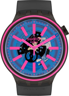 Швейцарские мужские часы в коллекции Big Bold Мужские часы Swatch SO27B111