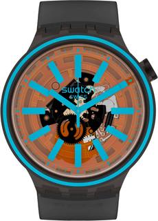 Швейцарские мужские часы в коллекции Big Bold Мужские часы Swatch SO27B112