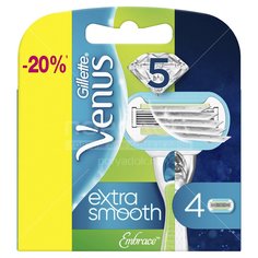 Сменные кассеты для бритья женские Venus Embrace, 4 шт