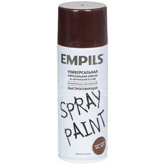 Эмаль аэрозольная Empils Spray Paint RAL 8011 коричневая, 425 мл Emplis