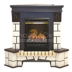 Электрокамин RealFlame Stone Corner New STD/EUG + 3D Olympic