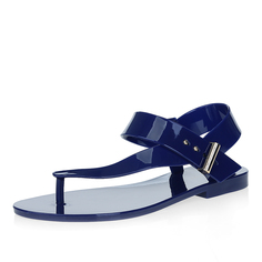 Босоножки Пластиковые босоножки в синем цвете Mie Scarpe