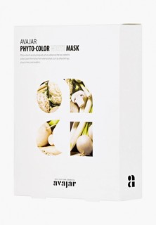 Набор масок для лица Avajar Тканевых для поддержания тонуса кожи, Phyto-Color White Mask, 10 шт.