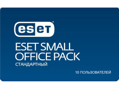 Программное обеспечение Eset NOD32 Small Office Pack Стандартный New для 10 пользователей NOD32-SOS-NS(CARD)-1-10
