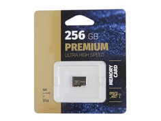 Карта памяти 256Gb - Perfeo microSDXC High-Capacity Class 10 UHS-1 V30 PF256GMCSX10V30