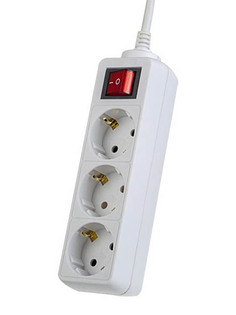 Сетевой фильтр Perfeo Powermate 3 Sockets 3m White PF-PM-3/3,0-W / PF_A4679