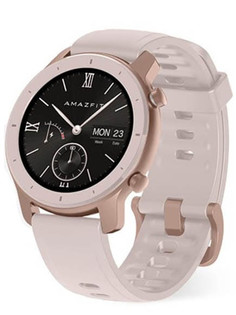 Умные часы Xiaomi Amazfit GTR 42mm Cherry Blossom Pink Выгодный набор + серт. 200Р!!!