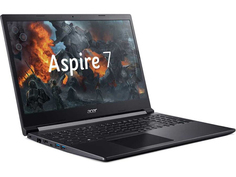 Ноутбук Acer Aspire 7 A715-75G-76UA NH.Q88ER.008 (Intel Core i7-9750H 2.6GHz/8192Mb/256Gb SSD/nVidia GeForce GTX 1650 Ti 4096Mb/Wi-Fi/15.6/1920x1080/Windows 10 64-bit)